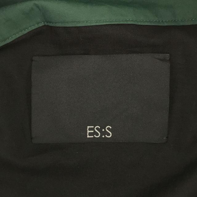 ES(エス)のES:S / エス | ウォータープルーフ ナイロン ステンカラー コート | 1 | GREEN | メンズ メンズのジャケット/アウター(その他)の商品写真