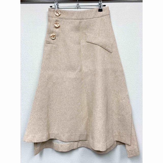 FRAY I.D(フレイアイディー)のアシンメトリー フレアスカート レディースのスカート(ひざ丈スカート)の商品写真