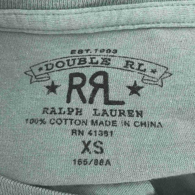 RRL(ダブルアールエル)のRRL / ダブルアールエル | コットン クルーネック Tシャツ カットソー 代理店表記有り | XS | ライトブルー | メンズ メンズのトップス(Tシャツ/カットソー(半袖/袖なし))の商品写真