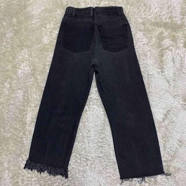 77CIRCA(ナナナナサーカ)の77circa ナナナナサーカ Levi's 505 リメイク ブラックデニム レディースのパンツ(デニム/ジーンズ)の商品写真