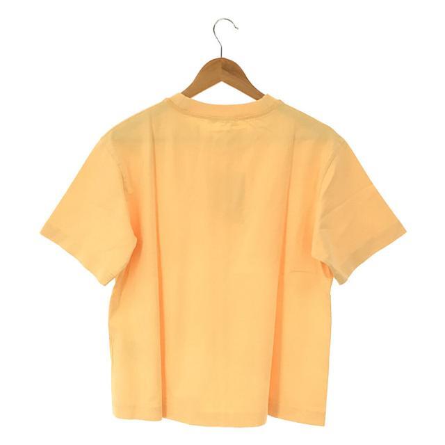 Acne Studios(アクネストゥディオズ)の【新品】  Acne Studios / アクネ ストゥディオズ | 2022SS | コットン クルーネック Tシャツ カットソー | XS | オレンジ | レディース レディースのトップス(Tシャツ(半袖/袖なし))の商品写真