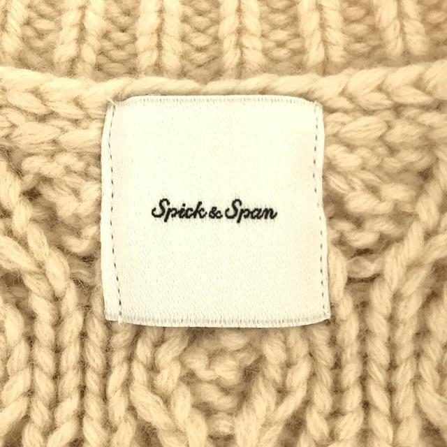 Spick & Span(スピックアンドスパン)のSpick and Span / スピックアンドスパン | 2020AW | × YURIE A阿久津ゆりえ コラボ ケーブルドーマンプルオーバー ニット セーター | Ｆ | オフホワイト | レディース レディースのトップス(ニット/セーター)の商品写真