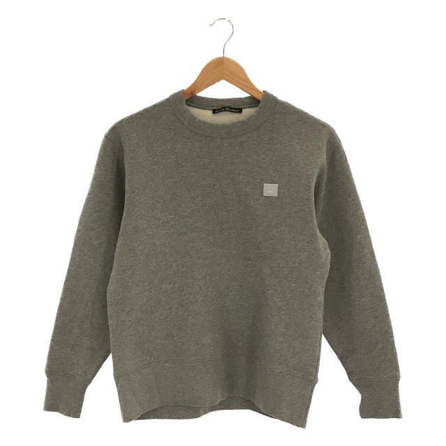 Acne Studios / アクネ ストゥディオズ | Fairview Face Sweatshirt コットン 裏起毛 ワッペン スウェット  トレーナー | XXS | グレー | メンズ | フリマアプリ ラクマ