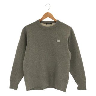 アクネストゥディオズ(Acne Studios)のAcne Studios / アクネ ストゥディオズ | Fairview Face Sweatshirt コットン 裏起毛 ワッペン スウェット トレーナー | XXS | グレー | メンズ(スウェット)