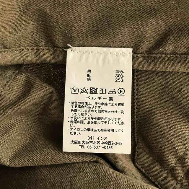 BASISBROEK(バージスブルック)の【美品】  Basisbroek / バージスブルック | ベルギー製 NEVAR ネバー シルク リネン コットン M-51 ミリタリー コート | 5 | カーキ | メンズ メンズのジャケット/アウター(その他)の商品写真