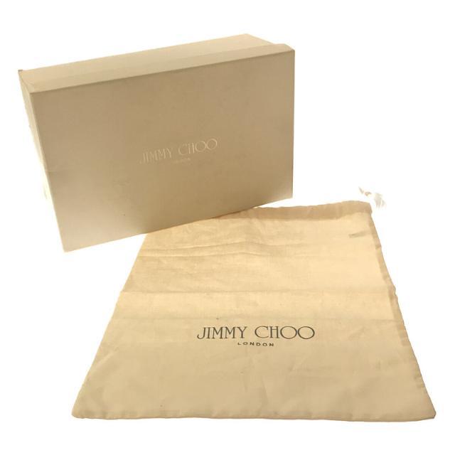 JIMMY CHOO(ジミーチュウ)のJIMMY CHOO / ジミーチュウ | フラワー ストラップ サンダル 保存袋有 | 35 | ブラック/ゴールド | レディース レディースの靴/シューズ(サンダル)の商品写真