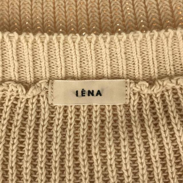 IENA(イエナ)の【美品】  IENA / イエナ | 2021SS | C/LI畦ノースリーブショートプルオーバー ニット | F | ホワイト | レディース レディースのトップス(ベスト/ジレ)の商品写真