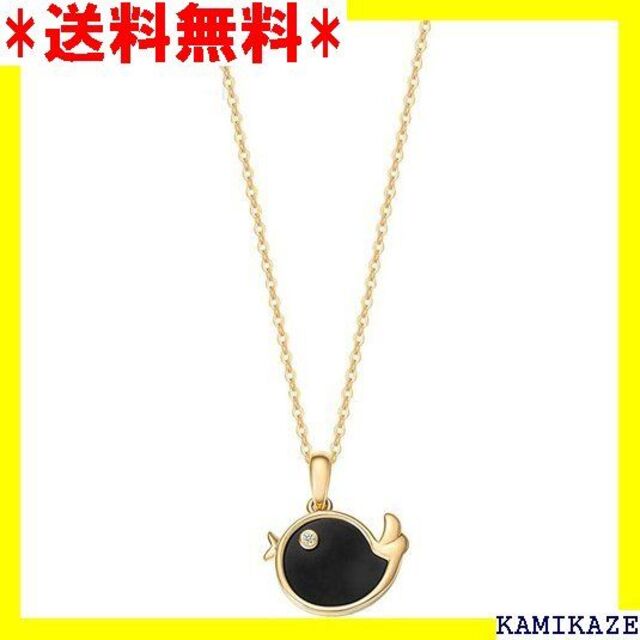 ☆ FANCIME ダイヤモンド K18ゴールド ネックレ 黒:ブラックオニキス