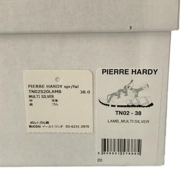 【新品】  PIERRE HARDY / ピエールアルディ | 2021SS | トレックコメット ビバーグサンダル 箱・保存袋付き | 38 | シルバー | レディース 7