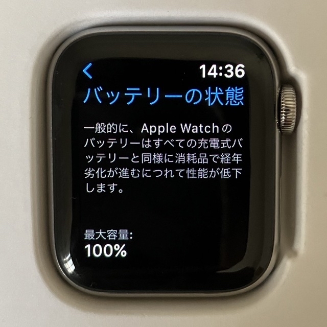 Apple Watch(アップルウォッチ)のApple Watch Series 5 40mm シルバーステンレス メンズの時計(腕時計(デジタル))の商品写真