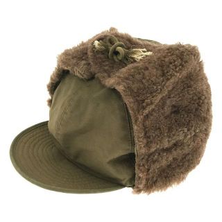 VINTAGE / ヴィンテージ 古着 | 1950s | 推定 50's US Army アメリカ軍 MQ-1 OD Pile Field Cap イヤー フラップ パイル フィールド キャップ | 7 1/4 | カーキ | メンズ(その他)