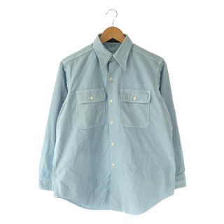 マディソンブルー(MADISONBLUE)のMADISON BLUE / マディソンブルー | 2021SS | HAMPTON SH BS PASTEL モールスキン ハンプトンシャツ | 00(XS) | サックスブルー | レディース(シャツ/ブラウス(長袖/七分))