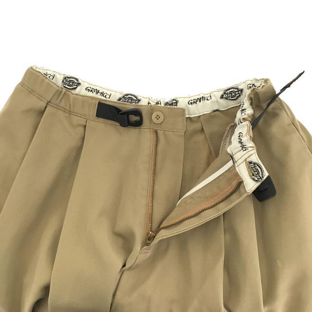 GRAMICCI(グラミチ)のGRAMICCI / グラミチ | × Dickies ディッキーズ 別注 チノ タック ギャザー ボリューム イージー ロング スカート | S | ベージュ | レディース レディースのスカート(ロングスカート)の商品写真