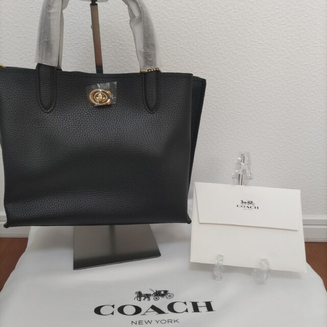 COACH - COACH コーチ ウィロウ トート ブラック 黒 斜め掛け クロス