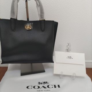 大人気 coach 新作 ウィロウ ショルダー トート バッグ ベージュ