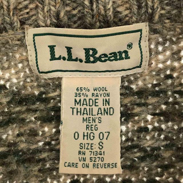 L.L.Bean(エルエルビーン)のL.L.BEAN / エルエルビーン | 1990s | ローゲージ クールネック ウール ニットセーター | S | グレー | メンズ メンズのトップス(ニット/セーター)の商品写真