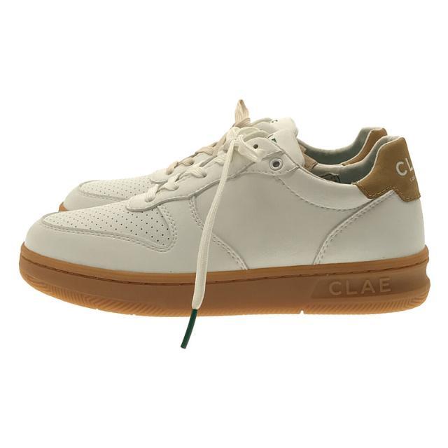 【新品】 CLAE / クレイ | 2021 | × 佐藤晴美 ELLE DIGITAL 25th限定 別注 MALONE VEGAN スニーカー |  37 | ホワイト/グリーン/キャメル | レディース