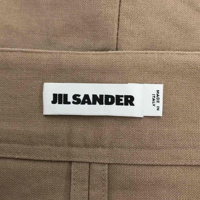 Jil Sander(ジルサンダー)の【美品】  JIL SANDER / ジルサンダー | 2016SS | ヘビーコットンキャンバス スカート | 34 | ベージュ | レディース レディースのスカート(ひざ丈スカート)の商品写真