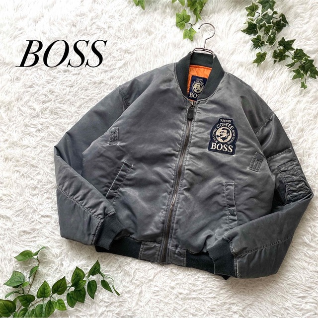 非売品】希少!入手困難品 BOSSジャン MA-1 サントリーボス 完売品