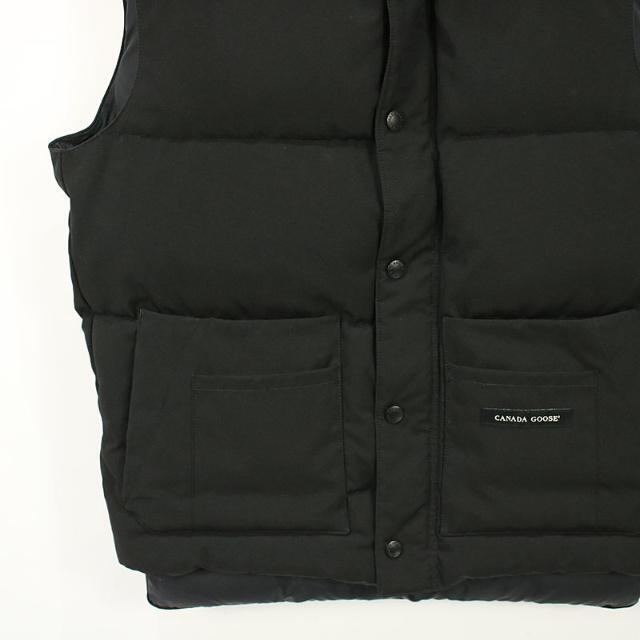 CANADA GOOSE(カナダグース)のCANADA GOOSE / カナダグース | フリースタイルダウンベスト | S/P | BLACK | メンズ メンズのトップス(ベスト)の商品写真