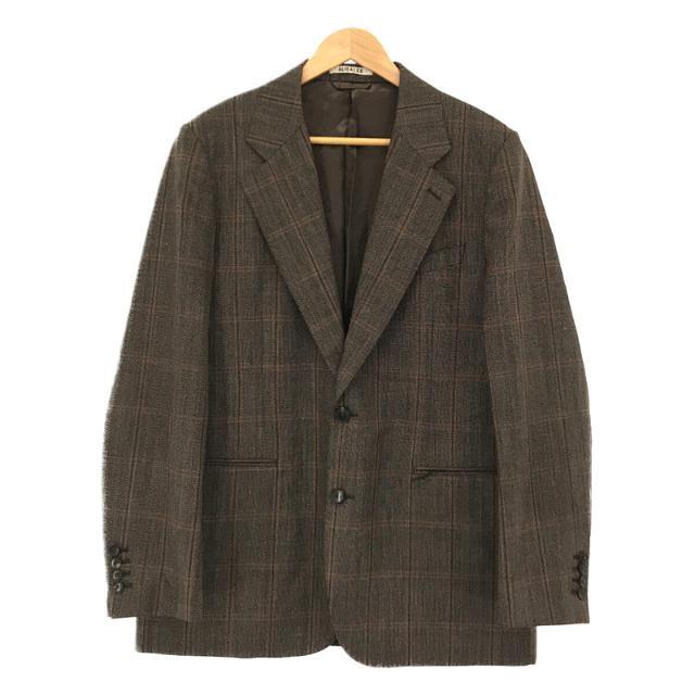 美品】 AURALEE / オーラリー | 2021AW | BLUEFACED WOOL CHECK JACKET