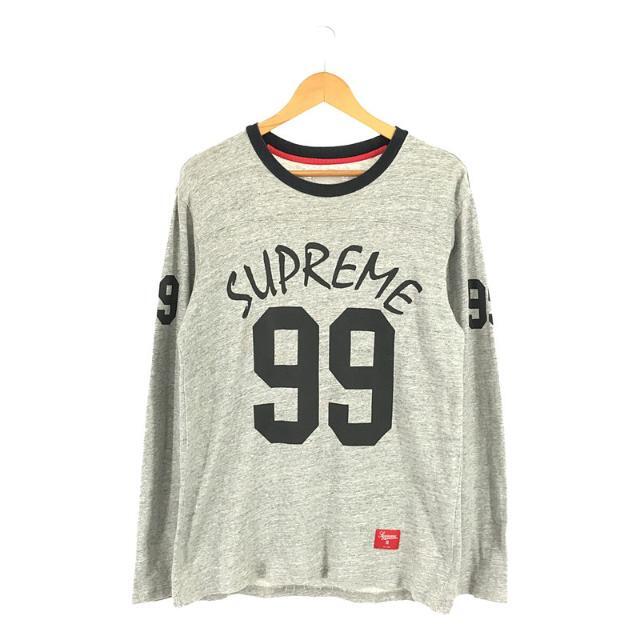 SUPREME / シュプリーム | ナンバリング プリント フットボール ロングスリーブ Tシャツ | S | グレー | メンズ | フリマアプリ  ラクマ