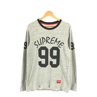 Supreme シュプリーム ロンT Tシャツ 長袖 グレー M