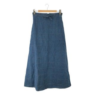 【新品】  NOWOS / ノーウォス | Denim Skirt デニム ロング スカート | M | INDIGO | レディース(ロングスカート)