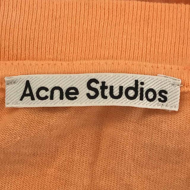 Acne Studios(アクネストゥディオズ)の【美品】  Acne Studios / アクネ ストゥディオズ | ハート オレンジ コットン タイダイ Tシャツ | XS | オレンジ | レディース レディースのトップス(Tシャツ(半袖/袖なし))の商品写真