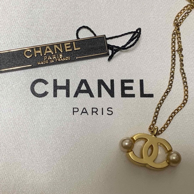 CHANEL パール ネックレス ゴールドアクセサリー