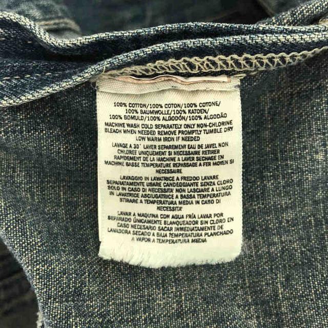 【美品】 RRL / ダブルアールエル | コットン ダメージ加工 デニム テーラード ジャケット | XS | インディゴ | メンズ