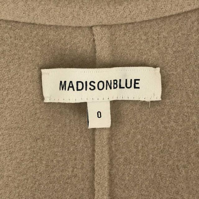 MADISONBLUE(マディソンブルー)の【美品】  MADISON BLUE / マディソンブルー | 2018AW | HELLO パール ボタン ウール ダブル ロング チェスター コート | 00(XS) | BEIGE | レディース レディースのジャケット/アウター(その他)の商品写真