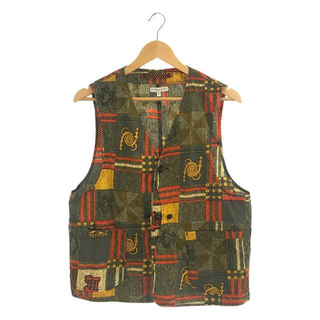 【新品】  Engineered Garments / エンジニアドガーメンツ | 2021SS | Upland Vest-African Print アップランド ベスト アフリカン プリント ゲーム ハンティング | S | マルチカラー | メンズ