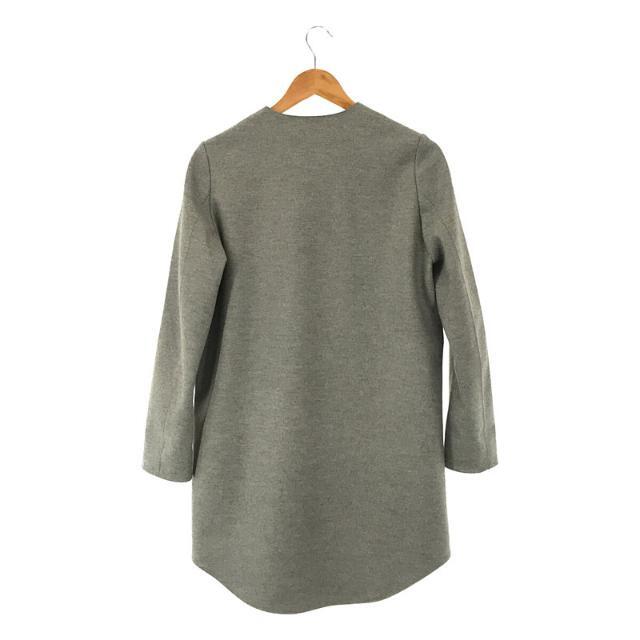 THE RERACS / ザリラクス | ピンバッチ付き ノーカラー ウール THE RERACS / ザリラクス | ピンバッチ付き ノーカラー ウール