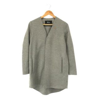 THE RERACS / ザリラクス | ピンバッチ付き ノーカラー ウール THE RERACS / ザリラクス | ピンバッチ付き ノーカラー ウール
