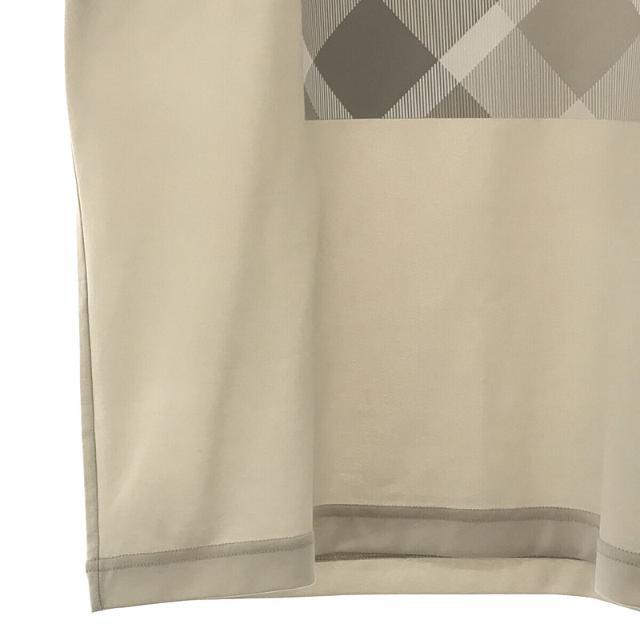 BLACK LABEL CRESTBRIDGE(ブラックレーベルクレストブリッジ)の【新品】  ブラックレーベル・クレストブリッジ / BLACK LABEL CRESTBRIDGE | トーナルチェックボックスグラフィックT カットソー | M | ライトグレー | メンズ メンズのトップス(Tシャツ/カットソー(半袖/袖なし))の商品写真
