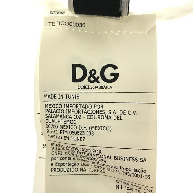 D&G(ディーアンドジー)の【新品】  D&G DOLCE&GABBANA / ディーアンドジー | ドルガバ / コットンナイロン ストレッチ 長袖シャツ | 42 | ホワイト | レディース レディースのトップス(シャツ/ブラウス(長袖/七分))の商品写真