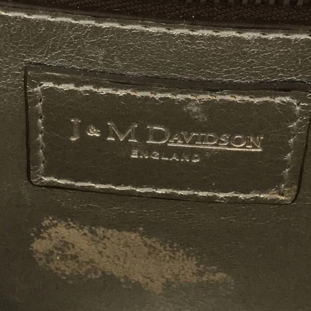 J&M DAVIDSON(ジェイアンドエムデヴィッドソン)のJ&M DAVIDSON / ジェイアンドエムデヴィッドソン | イタリア製  牛皮 レザー  ツーバイフォー バケットバッグ ハンドバッグ | シルバー | レディース レディースのバッグ(ハンドバッグ)の商品写真