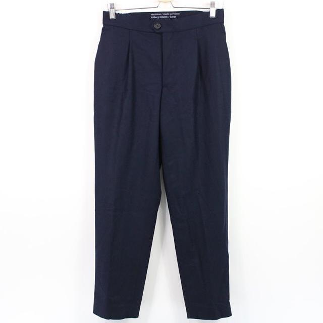 【美品】  venturon / ヴェンチュロン | Valberg trousers ウールイージーパンツ | L | ネイビー | メンズ