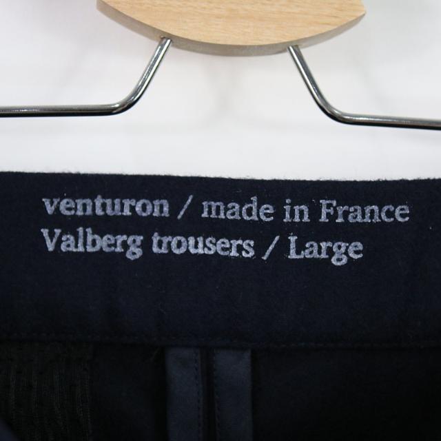 【美品】  venturon / ヴェンチュロン | Valberg trousers ウールイージーパンツ | L | ネイビー | メンズ 5