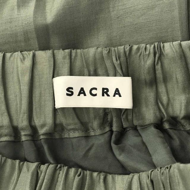 大人気新品 サクラ sacra 22aw ティアードロングスカート 36
