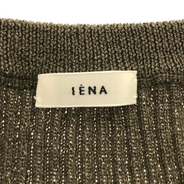 IENA(イエナ)の【美品】  IENA / イエナ | 2020AW | 3x3リブヘンリーネックプルオーバー ニット | F | カーキ | レディース レディースのトップス(ニット/セーター)の商品写真