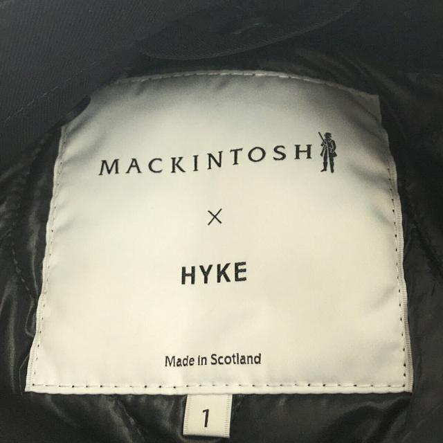 【新品】  HYKE / ハイク | × MACKINTOSH / マッキントッシュ / キルティングライナー ゴム引きコート | 1 | ネイビー | レディース