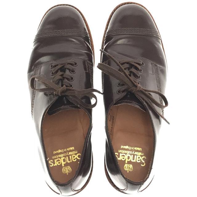 SANDERS(サンダース)の【美品】  SANDERS / サンダース | Military Derby Shoe  ミリタリー レザー ダービー ドレス シューズ 革靴 | 4 | バーガンディ | レディース レディースの靴/シューズ(ブーツ)の商品写真