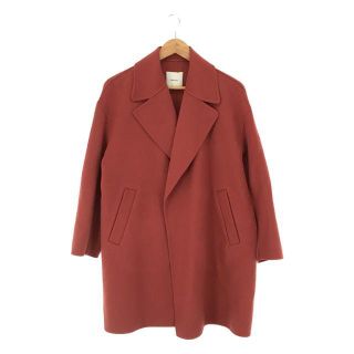 スピックアンドスパン(Spick & Span)の【美品】  Spick and Span / スピックアンドスパン | ワイドシルエット Wフェイスルーズコート | 36 | ピンク | レディース(その他)