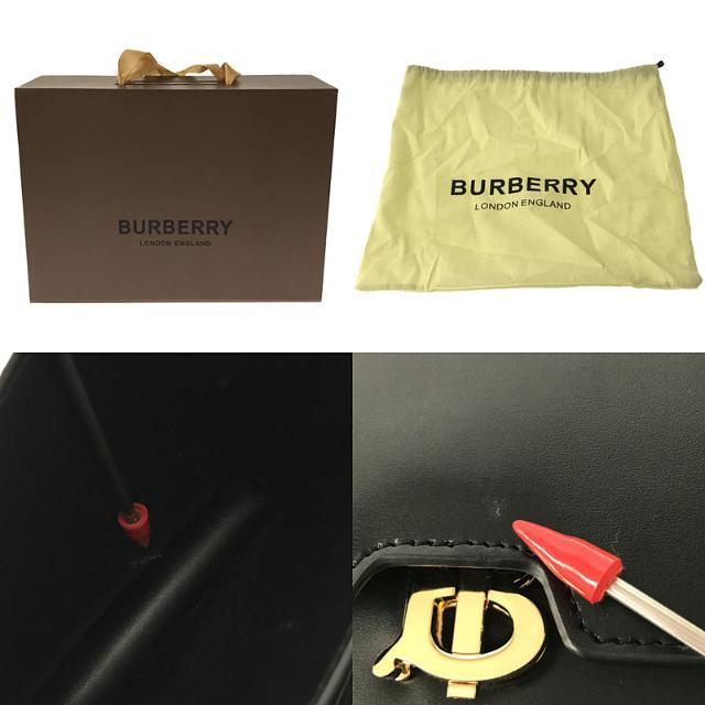 BURBERRY(バーバリー)の【新品】  Burberry / バーバリー | 8010334 2way BK LL SM TB BAG 牛革 レザー ショルダー付き クラッチ バッグ 箱・保存袋有 | ‐ | ブラック | レディース レディースのバッグ(ショルダーバッグ)の商品写真