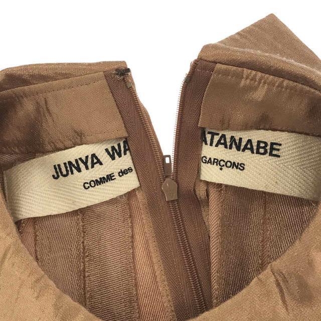 JUNYA WATANABE COMME des GARCONS / ジュンヤワタナベ コムデギャルソン | AD1995 | 90s Vintage プリーツ ロング ドレス ワンピース | ‐ | シャンパンゴールド | レディース