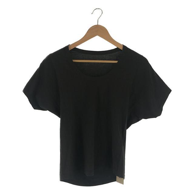 【新品】  NOWOS / ノーウォス | Back drape tee バックドレープTシャツ  | F | CARBON | レディース