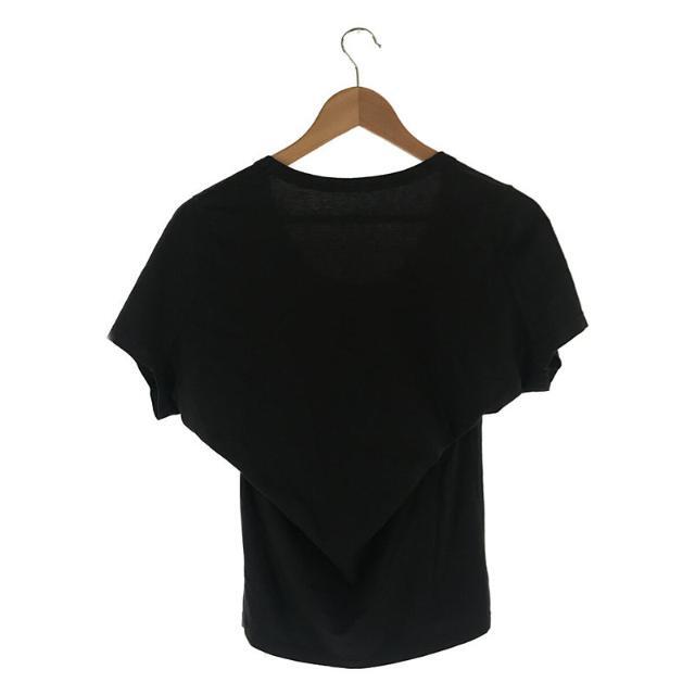 新品】 NOWOS / ノーウォス | Back drape tee バックドレープTシャツ