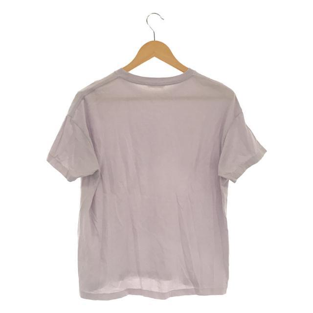 AURALEE(オーラリー)のAURALEE / オーラリー | SEAMLESS CREW NECK BIG TEE コットン シームレス クルーネック ビッグ Tシャツ 丸胴 | 1 | LIGHT PURPLE | レディース レディースのトップス(Tシャツ(半袖/袖なし))の商品写真